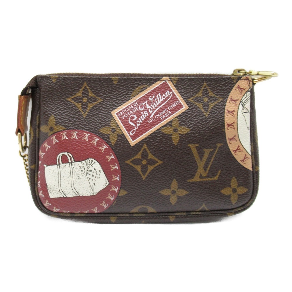 Louis Vuitton Accessory Mini Patch Brown Pouch Po… - image 1